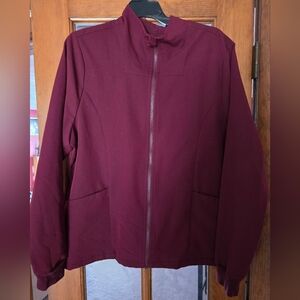 Mandala Wine Scrub Jacket Large